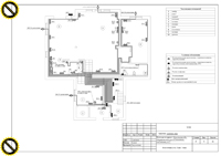 Проект-схема розеточных групп (Этаж 1)